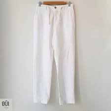 Quần dài nam vải thô